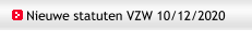 Nieuwe statuten VZW 10/12/2020